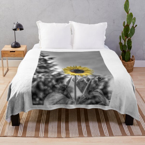 Item preview, Splash of Colo rSunflower Stands Tall Against Dark Skies designed and sold by BradKnorrArt.