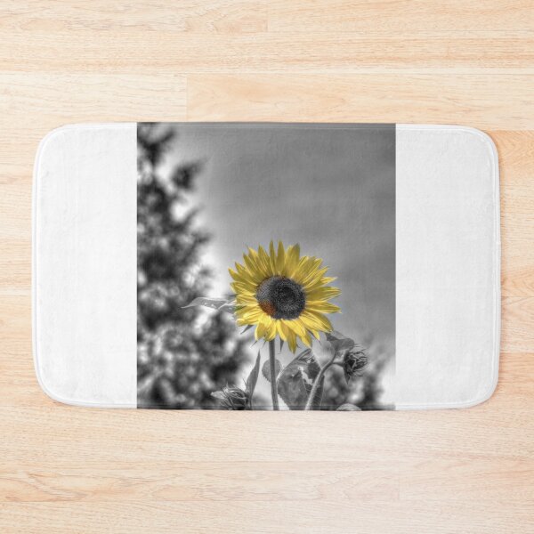 Item preview, Splash of Colo rSunflower Stands Tall Against Dark Skies designed and sold by BradKnorrArt.