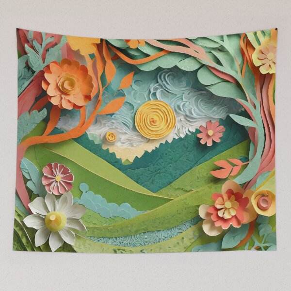 Item preview, Spring Bliss Paper Art designed and sold by Dan Farsaci.