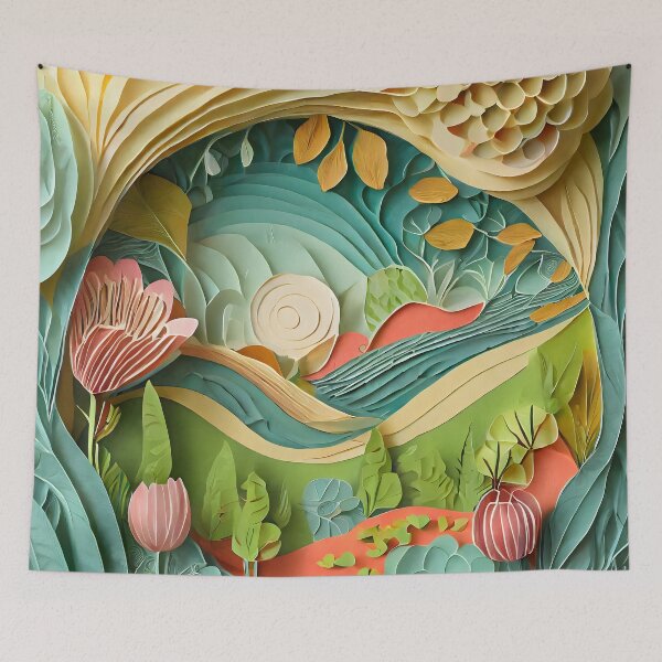 Item preview, Spring Bliss Paper Art designed and sold by Dan Farsaci.