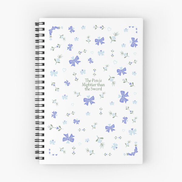 Item preview, "The Pen is Mightier than the Sword" - Flower Pattern designed and sold by Jenna Cage.