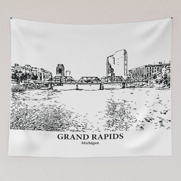 Item preview, Grand Rapids - Michigan designed and sold by Lakeric Cityscapes.