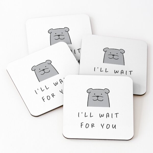 Item preview, I'll wait for you | Dog Design Illustration designed and sold by RM-Journey.