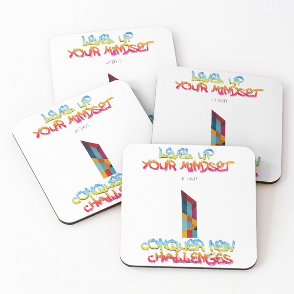 Item preview, Level up your mindset; conquer new challenges designed and sold by Digistorma.