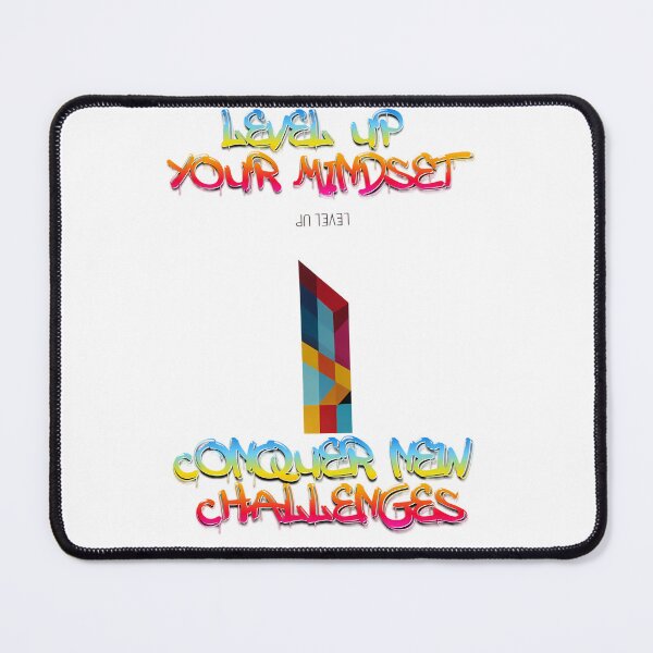 Item preview, Level up your mindset; conquer new challenges designed and sold by Digistorma.