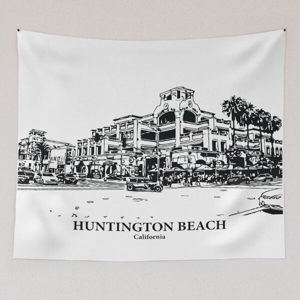 Item preview, Huntington Beach - California designed and sold by Lakeric Cityscapes.