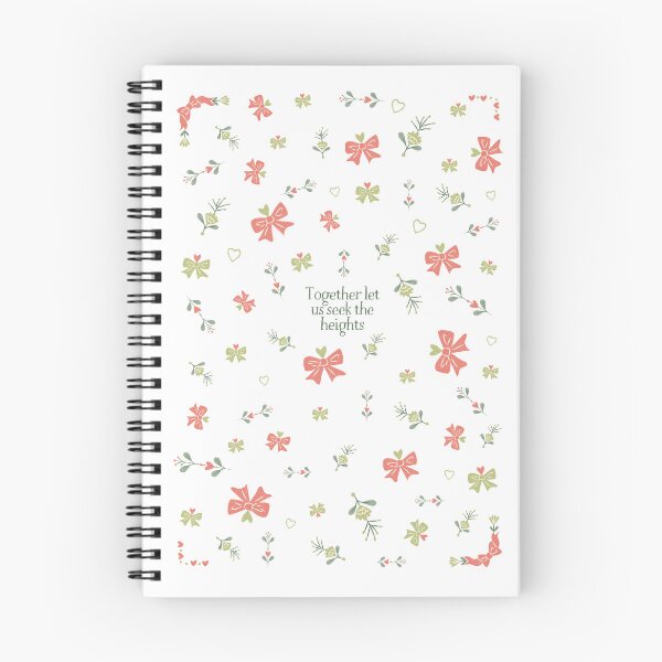 Item preview, "Together let us seek the Heights" - Flower Pattern designed and sold by Jenna Cage.