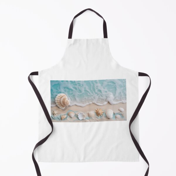 Item preview, Seashells on the sandy beach. Sea view, pastel colors. designed and sold by SoccerMomAlex.