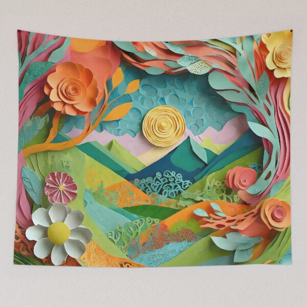 Item preview, Spring Bliss Paper Art designed and sold by Dan Farsaci.