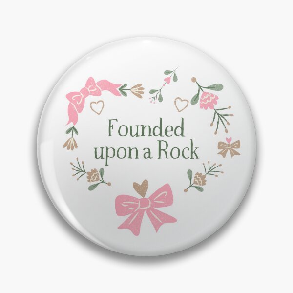 Item preview, "Founded upon a Rock" - Flower Pattern designed and sold by Jenna Cage.