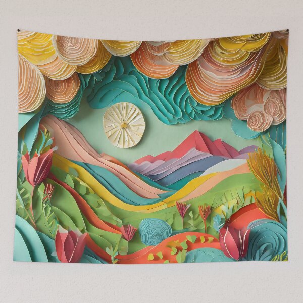 Item preview, Spring Bliss Paper Art designed and sold by Dan Farsaci.