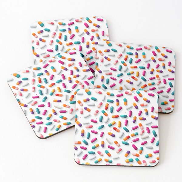Item preview, Pharmacy School Pills Pattern designed and sold by RR-Arts.