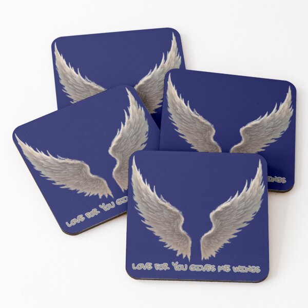Item preview, LOVE FOR YOU GIVES ME WINGS,  GIVES ME WINGS, LOVE FOR YOU, HE, SHE, THEY, TYPOGRAPHY. designed and sold by 2012DreamVision.