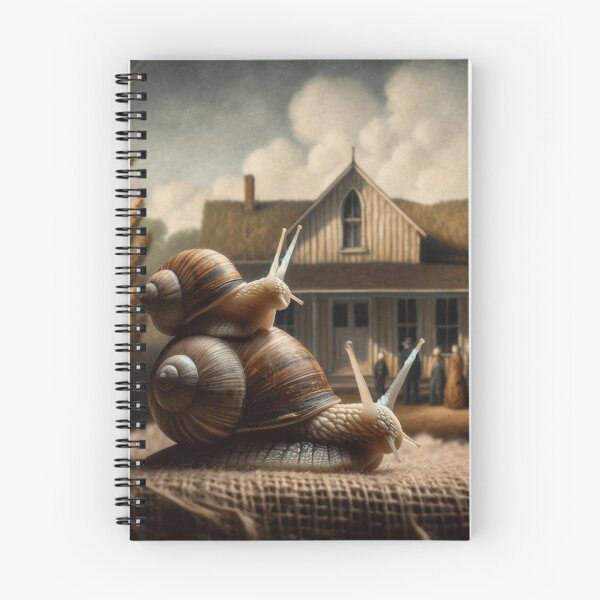 Item preview, Snails Through Time designed and sold by MapleandHoney.