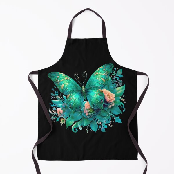 Item preview,  Butterfly Symmetry: Geometric Teal Green Tones Art Pattern designed and sold by LLdreams.
