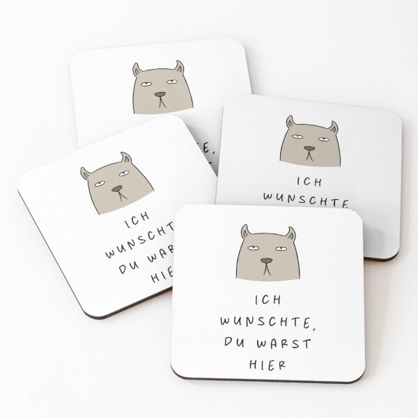 Artikelvorschau, Ich wünschte, du wärst hier | Hunde-Design-Illustration entworfen und verkauft von RM-Journey.