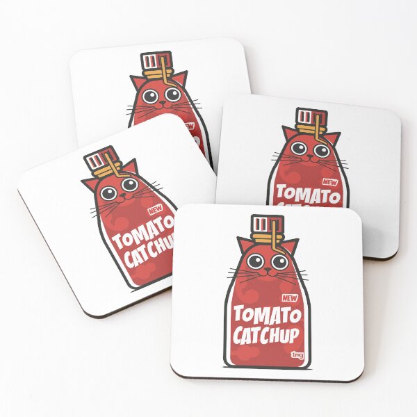 Item preview, Tomato Catchup Funny Cat Kitty Humor Cat Bottle designed and sold by IcePools.