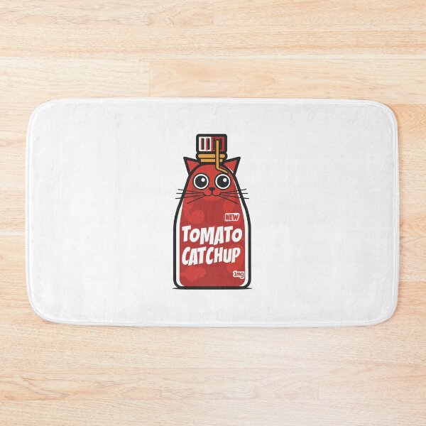 Item preview, Tomato Catchup Funny Cat Kitty Humor Cat Bottle designed and sold by IcePools.