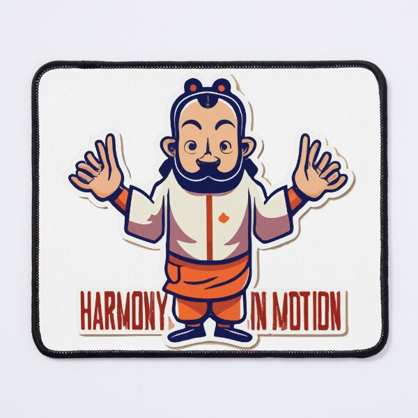 Item preview, Harmony in Motion - Qigong Cartoon Character designed and sold by NiftyWrx.