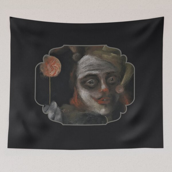Item preview, Creepy Cute Black Red Clown Dark Art designed and sold by Dariia Zhyrova.