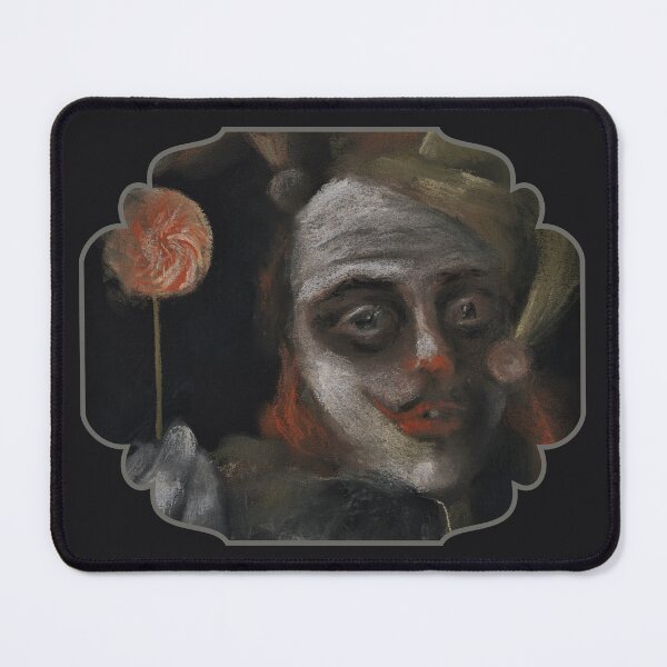 Item preview, Creepy Cute Black Red Clown Dark Art designed and sold by Dariia Zhyrova.