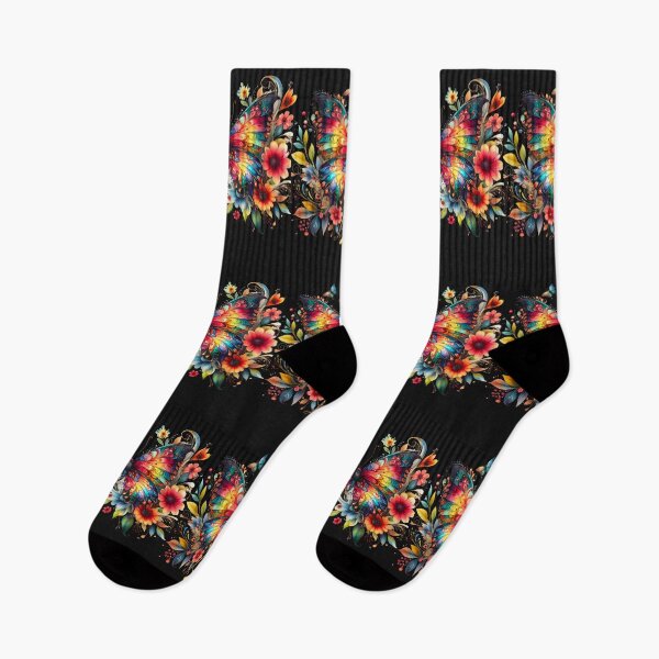 Item preview,  Butterfly Floral Symmetry: Colorful Tones Art Pattern designed and sold by LLdreams.