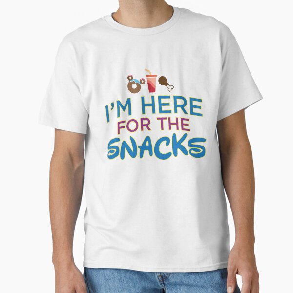 Artikel-Vorschau von Ich bin wegen der Snacks hier, designt und verkauft von cre8ivemlq.
