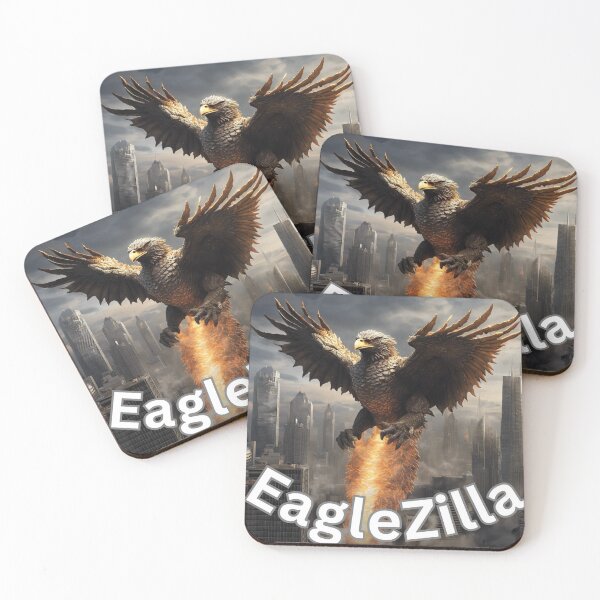 Item preview, EagleZilla: breathing fire onto skyscrapers. designed and sold by andrew758.