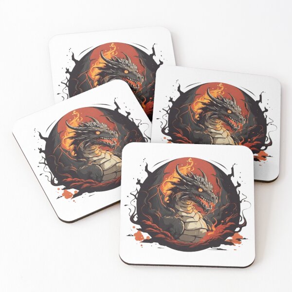 Item preview, anime dragon on fire designed and sold by martin max.