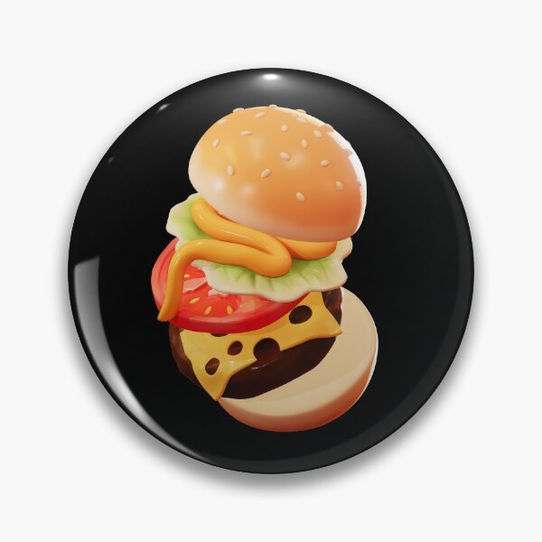 Artikelvorschau, 3D-Hamburgerbild entworfen und verkauft von gold-rabbit.