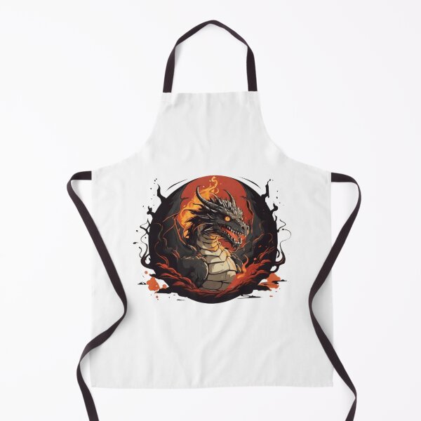 Item preview, anime dragon on fire designed and sold by martin max.
