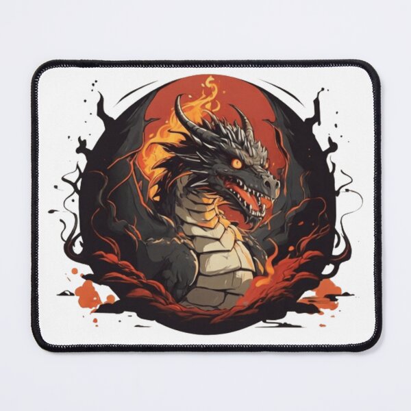 Item preview, anime dragon on fire designed and sold by martin max.
