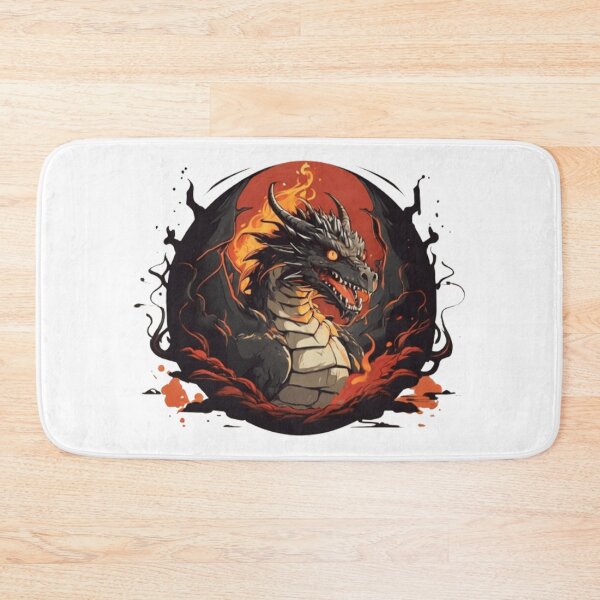 Item preview, anime dragon on fire designed and sold by martin max.
