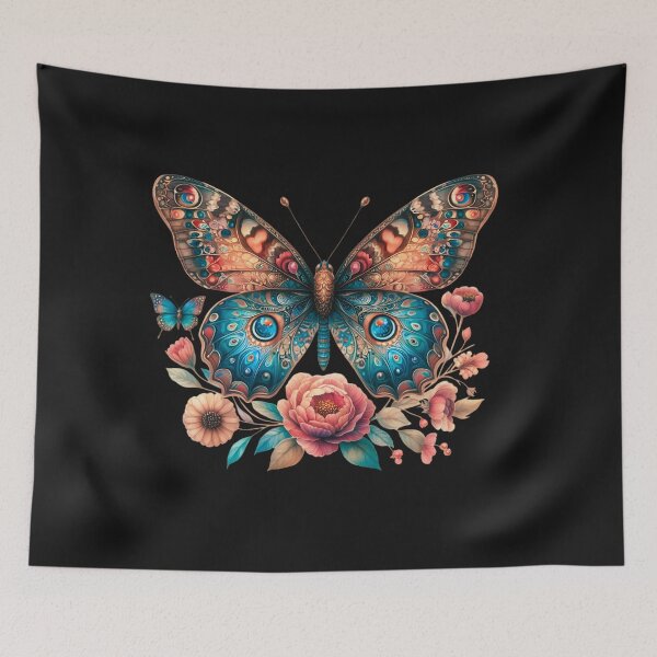 Item preview,  Butterfly Floral Symmetry:  Art Pattern designed and sold by LLdreams.
