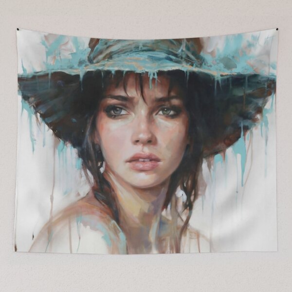 Item preview, Oil painting of a beautiful woman designed and sold by LuckyFamily.