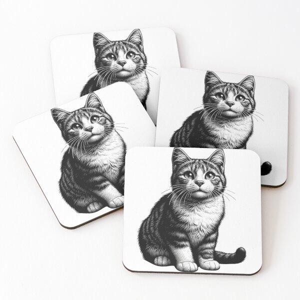 Item preview, Adorable Kitten: Cute Cat Art designed and sold by Bauldelasnenas.