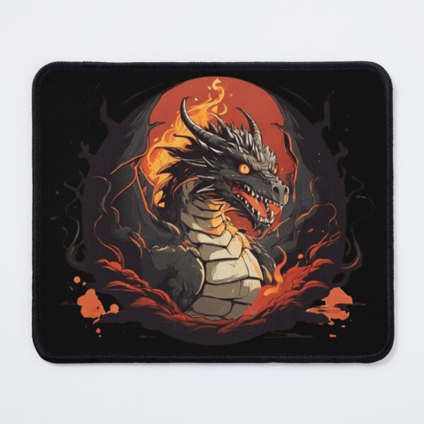 Item preview, anime dragon on fire designed and sold by martin max.