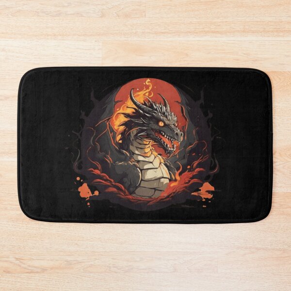 Item preview, anime dragon on fire designed and sold by martin max.