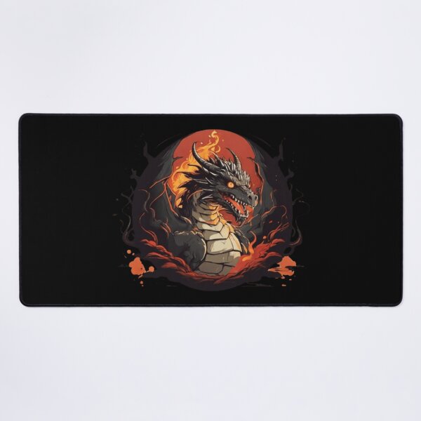 Item preview, anime dragon on fire designed and sold by martin max.