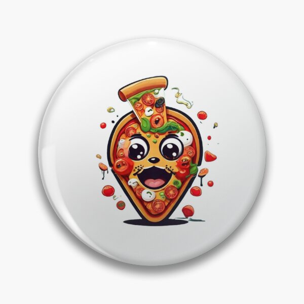 Item preview, ,Cartoon Pizza Illustration ,Cartoon Pizza, funny gift  designed and sold by masteryStore.