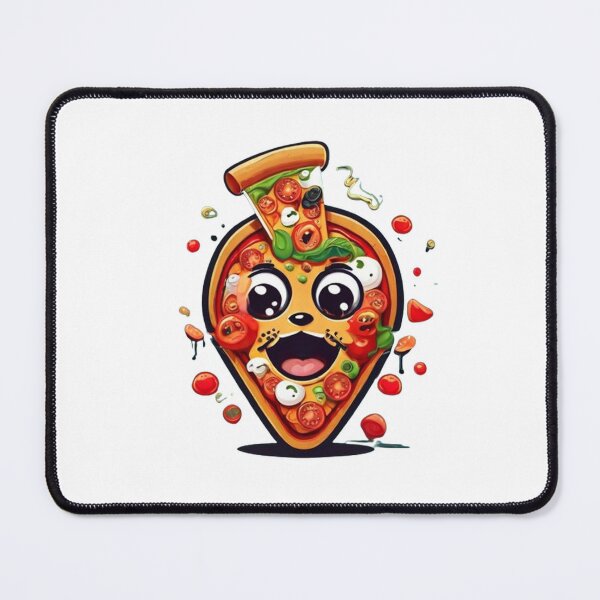 Item preview, ,Cartoon Pizza Illustration ,Cartoon Pizza, funny gift  designed and sold by masteryStore.