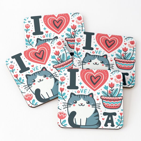 Item preview, I Love Cats designed and sold by StellarValor.