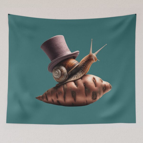 Item preview, Hat on a Snail on a Potato designed and sold by MapleandHoney.