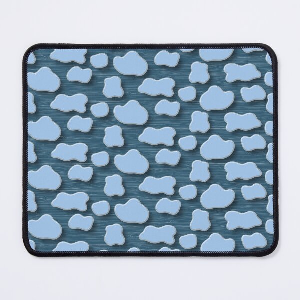 Item preview, Seamless Minimalist Cloud Shapes Pattern on a Dark Blue Textured Background designed and sold by NOVOImpression.