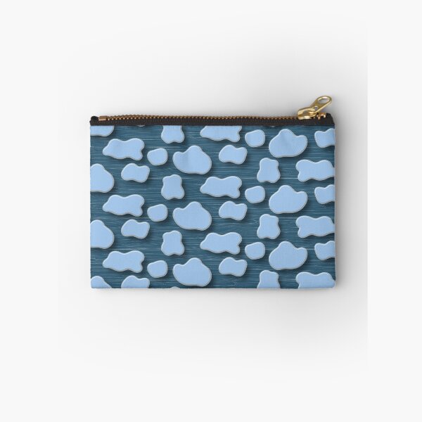 Item preview, Seamless Minimalist Cloud Shapes Pattern on a Dark Blue Textured Background designed and sold by NOVOImpression.