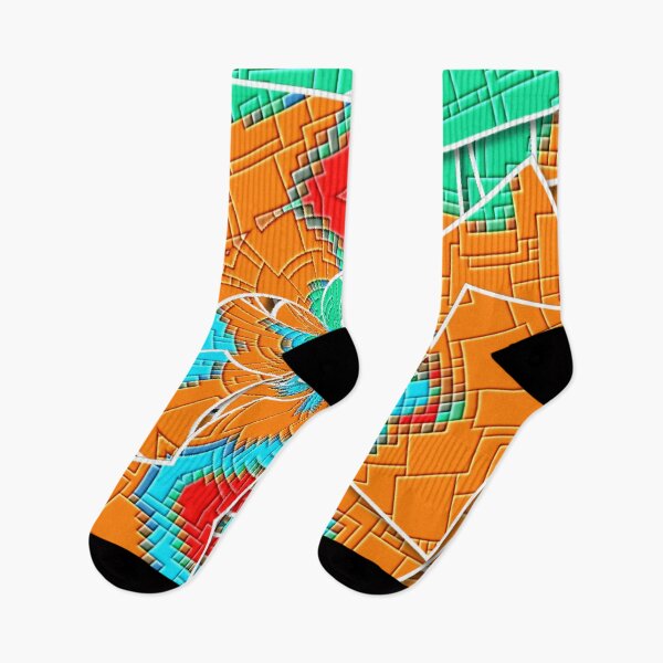 Aperçu de l'œuvre **MOTIF PAQUES MULTICOLORE GEOMETRY CONTRASTE HARMONIEUX** créée et vendue par Ralek.