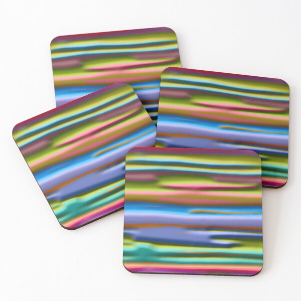 Item preview, 3D Jagged Vibrant Rainbow Stripe Pattern designed and sold by TheRulerofEarth.
