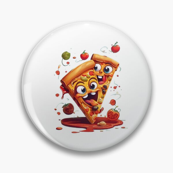 Item preview, Cartoon Pizza Illustration ,Cartoon Pizza, funny gift  designed and sold by masteryStore.
