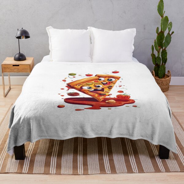 Item preview, Cartoon Pizza Illustration ,Cartoon Pizza, funny gift  designed and sold by masteryStore.