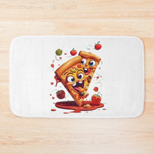 Item preview, Cartoon Pizza Illustration ,Cartoon Pizza, funny gift  designed and sold by masteryStore.